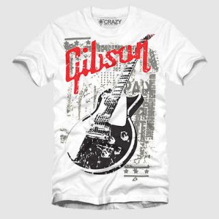 Gibson Les Paul EPHIPHONE SG Guitar Patriot Rock Mens T Shirts White S