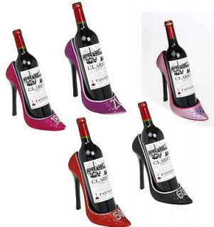 High Heeled Stiletto Shoe WINE BOTTLE HOLDER 18th 21st 40th 50th 60th
