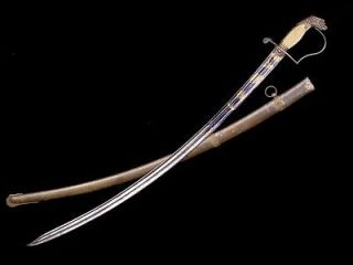 VERY NICE U.S. EAGLE HEAD SWORD SABER EARLY 19TH CENTURY