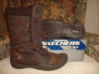 Skechers Spartan Pufster Water Resistant Womens Winter Boots 9 (New)
