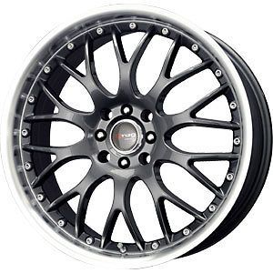 New 17X7.5 4x100/4x114.3 DRAG DR 19 Gun Metal Wheels/Rims