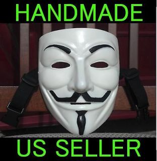 Guy Fawkes Mask   IMPACT RESISTANT!!!   Made in USA