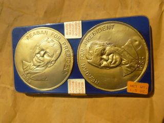 from Holland 1984 Ronald Reagan for President Chocolate coins sealed
