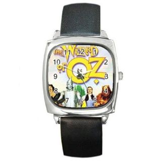 THE WIZARD OF OZ Silver Tone Square Metal Wrist Watches for men women