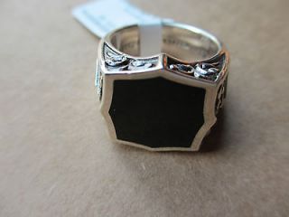 Stephen Webster designer ring sterling silver black onyx ace of spades