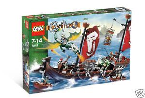 Lego Castle #7048 Troll Warship New MISB
