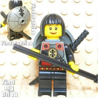 C601 Lego Custom Dragon Fortress Guard Female Minifigure w/ Orient