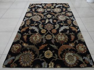 Indian Hand Tufted Modern Oriental Designer Wool Carpet Rug Alfombra