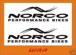 Norco Mountain Bikes Frame Decals Carbon Fibre