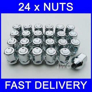 24 x ALLOY WHEEL NUTS FOR SUZUKI JIMNY / SAMURAI / SJ30 / SJ40 / M12x1