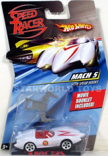Hot Wheels Speed Racer 1:64 MACH 5 with Spear Hooks with MOVIE