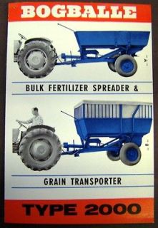 Bogballe Type 2000 Bulk Fertilizer Spreader and Grain Transporter