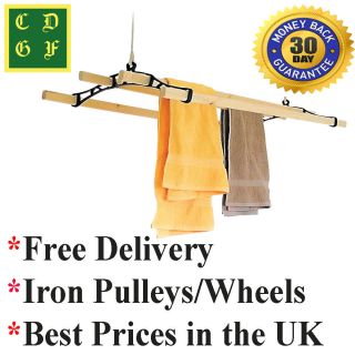 Lath Indoor Clothes Airer Pulley Classic Dryer ★★