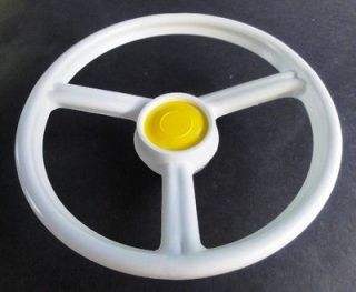 Pedal Car Steering Wheel ~ Tri ang WHITE!