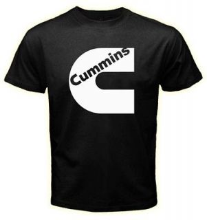 Cummins Sport Customs Logos Men Black T shirt tee size S to XXL