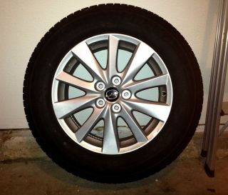 Four Mazda CX 5 17 2013 Factory Wheel Rims with Yokohama Tires