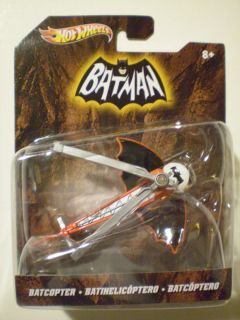 Hot Wheels 2012 1 50 Batman Collection 1966 TV Series Batcopter