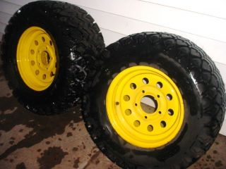 Deere Gator Carlisle Tires and Rims 25x10 50 12 NHS All Trail