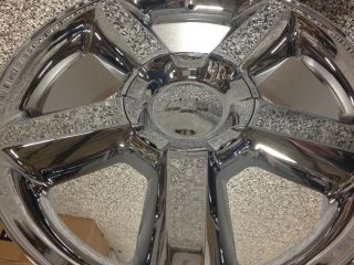 Chevrolet LTZ Factory Chrome 22 inch Wheels Rims Tahoe Silverado 6x5 5
