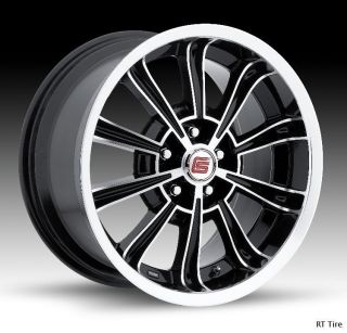 20 Black Shelby Wheels Rims 05 11 Mustang 07 11 GT500