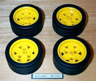 Lego Wheels and Tires Large 56 x 28 ZR New Yellow