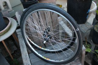 LX Ritchey Rock Rims 26 Mountain Bike Wheels Tires Tubes Used