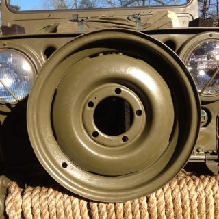 M38 M38A1 Military Willys Jeep Original Wheel Rim