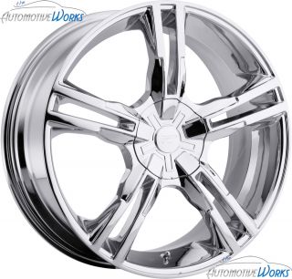 Platinum 292 Saber 5x110 5x115 42mm Chrome Wheels Rims inch 18