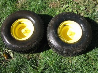 John Deere STX38 Lawn Tractor Rear Tires and Rims