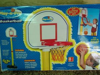  Basketball Set Breakaway Slam Dunk Rim Hoop Toddler Age 2 Adjustable