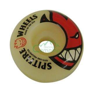 Spitfire Big Head Skateboard Wheels No Bearings 51mm White C422