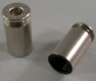 45 Cal Nickle Bullet Custom Valve Stem Caps for Motorcycle Car Rims