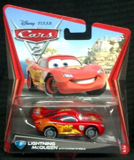 McQueen with Racing Wheels Disney Cars 2 1 55 Mattel 2010