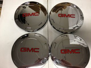  Escalade Chrome Center Caps Hub Covers 22 inch Wheels Rims GMC Yukon
