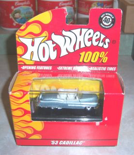 100% Hot Wheels   53 Cadillac   40th Anniversary   Limited Edition