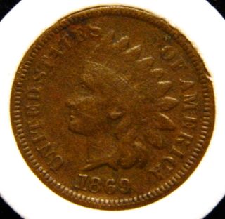 Indian Head Cent Circulated Penny Good Rims Even Wear Nice Coin