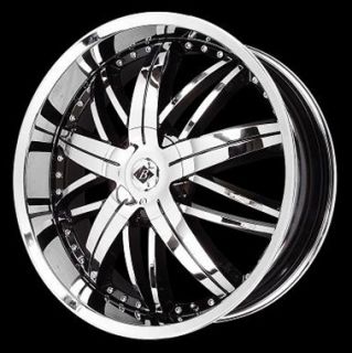 20 inch Black Ice VB5 Nemesis Wheels Nissan 350Z 370Z Altima Maxima