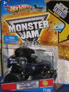 Hot Wheels Monster Jam Mohawk Warrior 71 80 1st Ed 2011