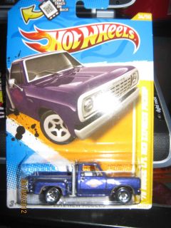 HOT WHEELS 2012 NW MODELS PURPLE 78 DODGE LIL RED EXPRESS TRUCK NEW