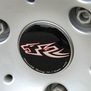 Wolf Logo Wheel Center Cap Caps for 2011 YF Sonata Free Shipping