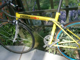 Road Bike Bicycle Yellow RARE Shimano 600 Complete 650 Wheels