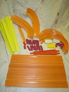 Large Lot Over 70 of Vintage Hotwheels Tracks and Pieces Some Matchbox