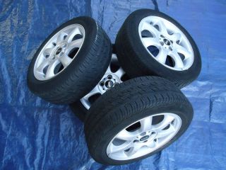 02 12 Mini Cooper Wheel Tire Set of 4 Continental Runflat 195 55R16