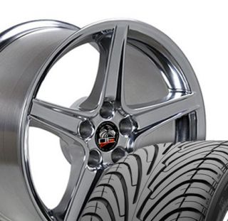 18 Fits Mustang® Saleen Wheels Rims Tires Polished