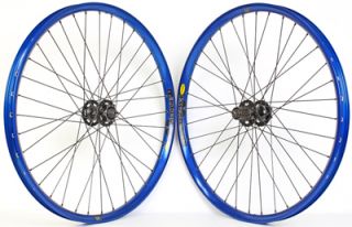 Wheel Set Mavic EX729 Disc Blue Rims Shimano Deore M 756 Hubs