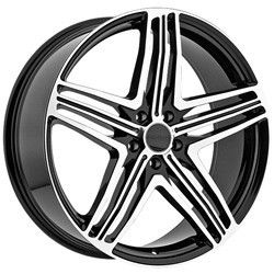 22 inch Menzari Z12 Black Wheels Rims 5x115 35 Buick Regal Riviera