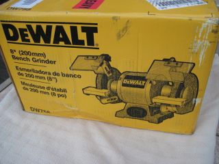 Dewalt DW758 8 inch Bench Grinder New
