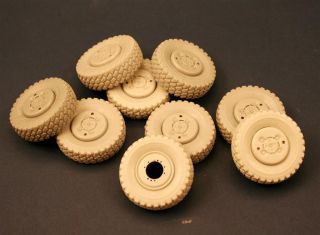 35 Panzer Art RE35 121 Road Wheels Spare for M1070 Truck Tractor