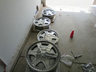 20 inch Dub TRUMPS Spinner Floaters Wheels 