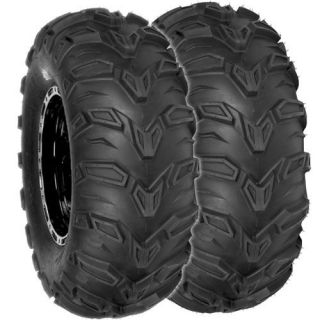 New Sedona Mud Rebel Rear ATV Tires Pair 25 x 10 12